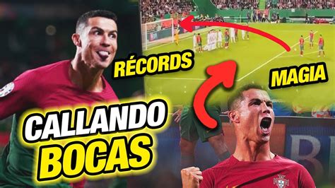 Cristiano Ronaldo Doblete Y Golazo De Tiro Libre Records Cr7 Partidazo Portugal 4 0