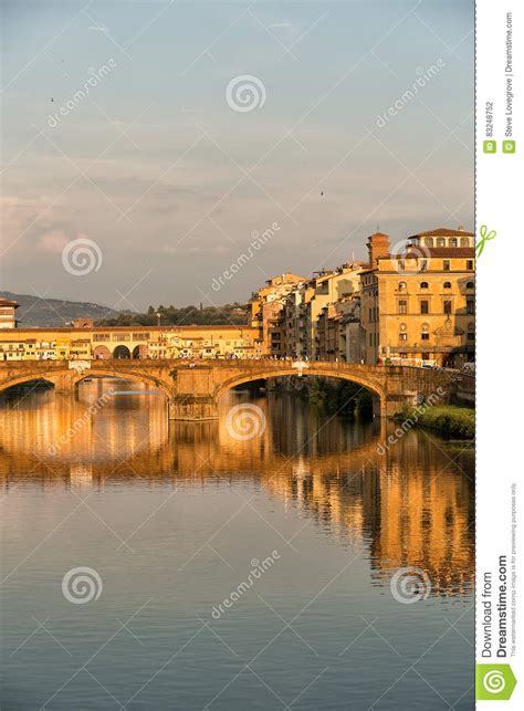 Arno River And Bridges Florence Editorial Photography Image Of Arno