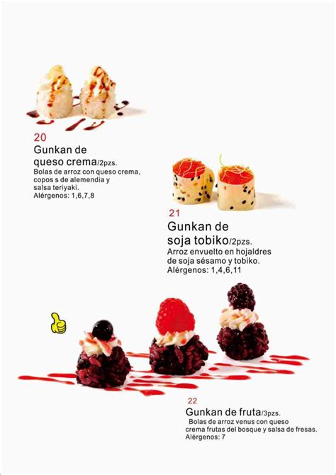 Carte Et Menus Yama Sushi Madrid Thefork