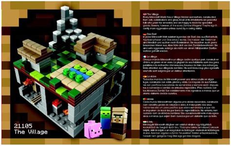 Lego Instructions For Set Micro World The Nether Minecraft