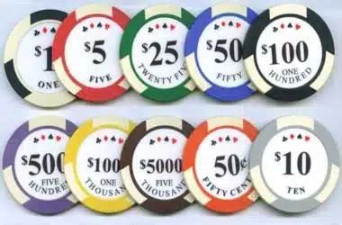 understanding poker chip colors  denominations