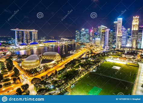 Exterior Bonito Da Constru O Da Arquitetura Da Cidade De Singapore