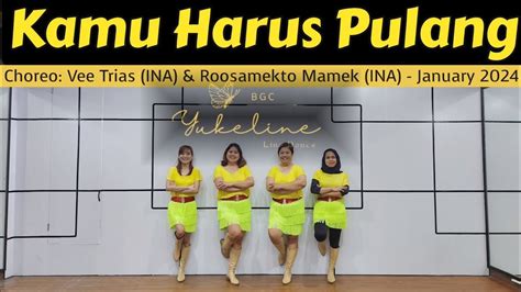 Kamu Harus Pulang Line Dance Choreo Vee Trias Ina Roosamekto