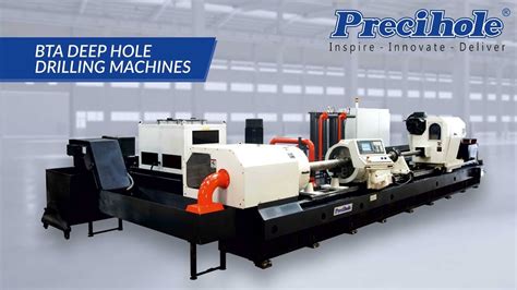 Precihole Bta Deep Hole Drilling Machine Deep Hole Drilling Youtube