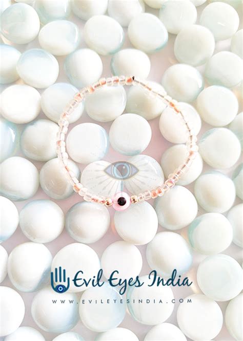 Pink Evil Eye Bracelet - Evil Eyes India