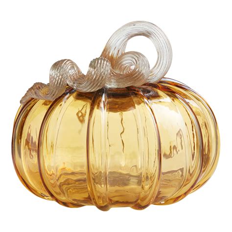 Blown Glass Pumpkin Decor Collection World Market