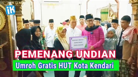 Tegang Ini Pemenang Undian Umroh Gratis Pada Dzikir Akbar Hut Kota