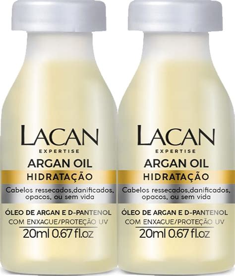 Kit Lacan Argan Oil Hidrata O Ampola De Tratamento Ml Unidades