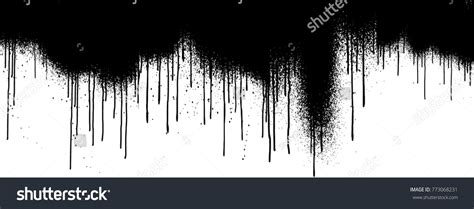 Vector Dripping Paintpaint Drips Background Stock Vector (Royalty Free ...