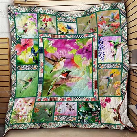 Hummingbird Garden GS CL NT2910 Quilt Blanket SewingCode