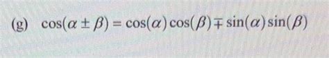 Solved 1 Using Euler s Formula etiθ cos θ isin θ derive Chegg