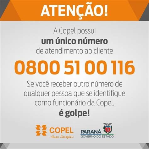 Alerta criminosos utilizam o nome da Copel para prática de golpes CGN