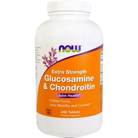 Now Foods Glucosamine Chondroitin Extra Strength 240 Tablets Afora Blog