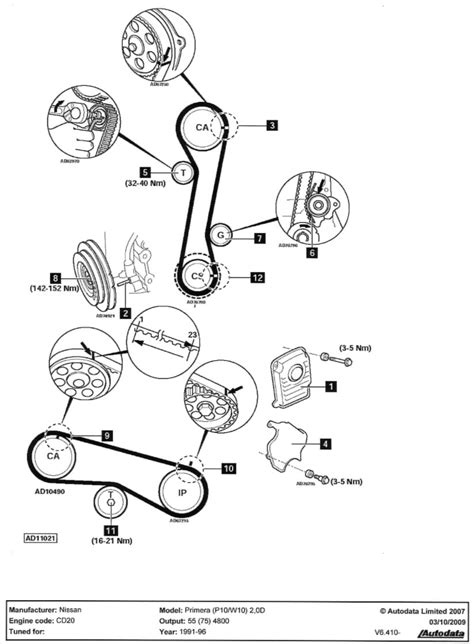 Nissan Engine Timing Marks