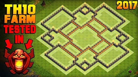 Best Th10 Farming Base 2017 Town Hall 10 Base Tested In Champion League Proof Clash Of