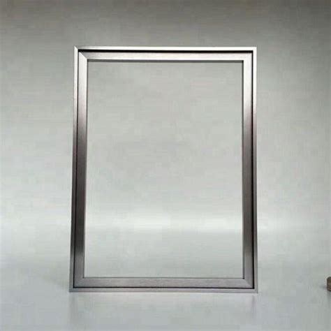 Silver Sliver Color Stylish Rectangular Wall Mount Transparent Aluminum