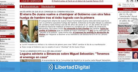 El Etarra De Juana Chaos Vuelve A Chantajear Al Gobierno Libertad Digital