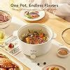 Amazon OLEGA Electric Hot Pot 3L Portable Electric Pots With Steamer For Cooking Dual