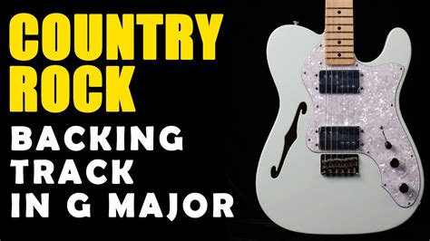 Country Rock Backing Track In G Major Easy Jam Tracks YouTube