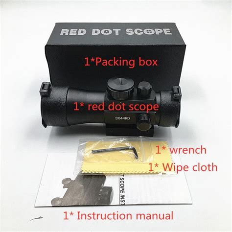 Jumelle Optique Lunette De Vis E Point Rouge Et Vert Pour Fusil De