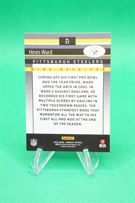 Cards Donruss Retro Hines Ward Pittsburgh Steelers