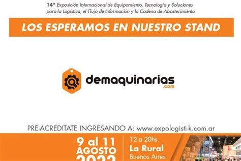 Invitación para visitarnos en nuestro stand de Expo Logisti k Info T L