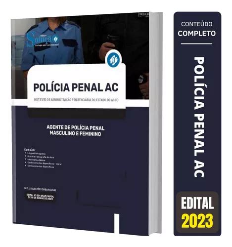 Apostila Policia Penal Ac Agente Polícia Penal Masculino MercadoLivre