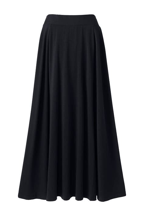 Womens Plus Size Knit Maxi Skirt Lands End