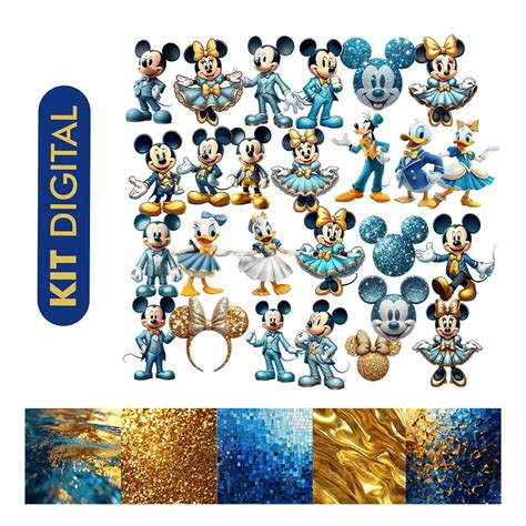 Disney 50 Anos Png - kit-digital-disney-50-anos