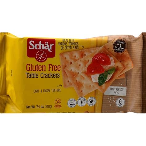 Dr Schar Table Crackers Gluten Free Packs Oz Instacart