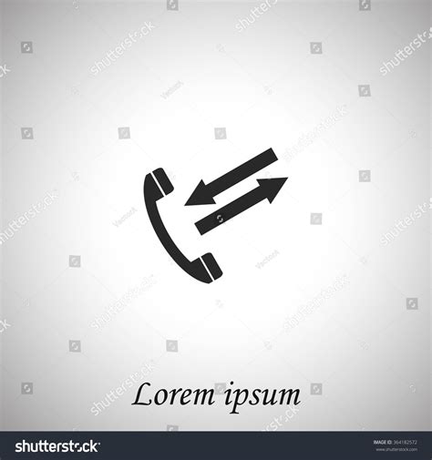 Black Phone Icon Stock Vector (Royalty Free) 364182572 | Shutterstock