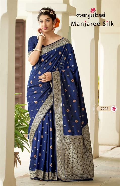 Manjuba Manjaree Silk With Weaving Saree Collection