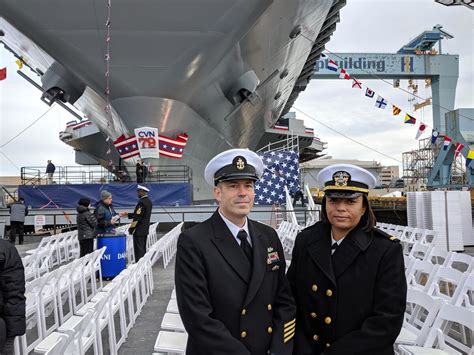 A Day For Shipbuilders: Caroline Kennedy Christens The USS John F. Kennedy : NPR