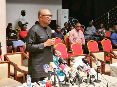 2023 Peter Obi Arrives Abuja For Presidential Dialogue With Can Puo