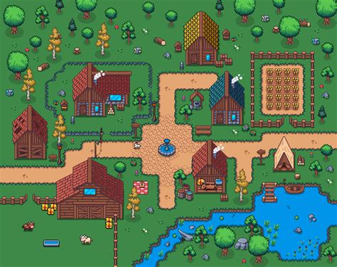 Cute Fantasy Update 7 Houses Cute Fantasy Rpg 16x16 Top Down