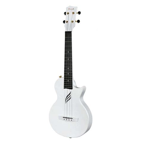 Enya Nova U Pro Tenor Ukulele Electro Acoustic White Promenade Music