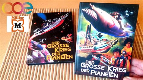 DER GROSSE KRIEG DER PLANETEN Blu Ray DVD Mediabook Limited 500 Edition