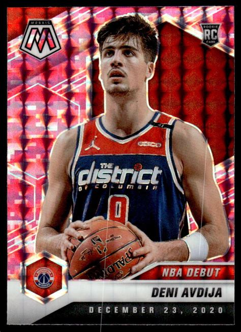 Mosaic Deni Avdija Rookie Nba Debut Pink Prizm Wizards Rc Ebay