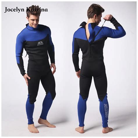 Jocelyn Katrina 3mm Men Wetsuit Scuba Neoprene Diving Suit Wetsuit Surf Scuba Dive Suits Long ...