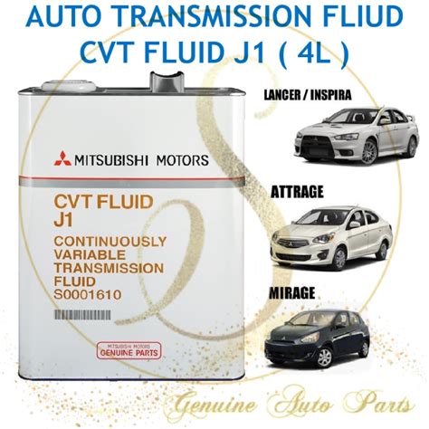 ( 100% Original ) Mitsubishi ATF CVT FLUID J1 J-1 Auto Transmission Oil ...