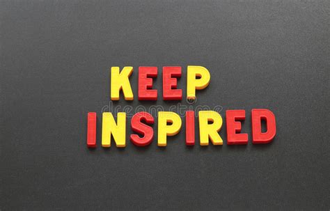Inspirou Significado - Keep inspirou foto de stock. Imagem de conselho, incentivo - 44106704