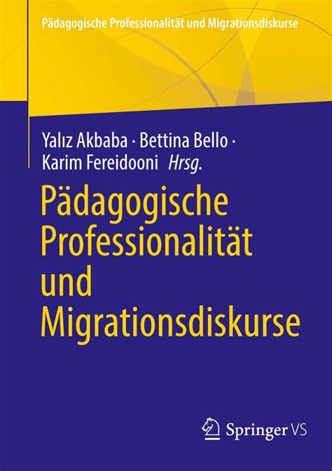 P Dagogische Professionalit T Und Migrationsdiskurse Buch Jpc