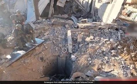 Israel Hamas War 55 Metre Fortified Tunnel Found Under Gaza S Shifa Hospital Israel