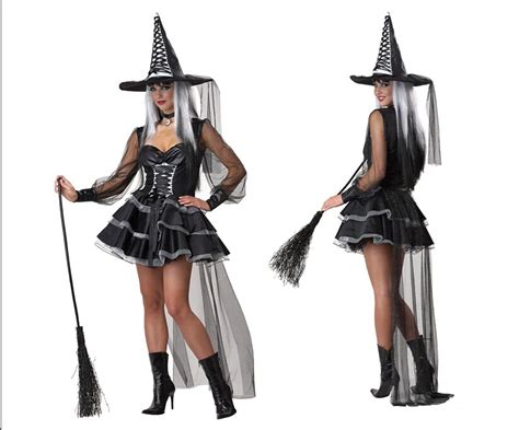 3s1588 Wizards Costume Women Witch Costume Sexy Fancy Magician