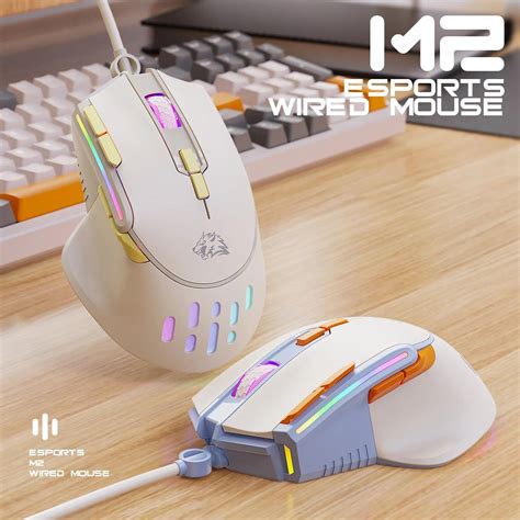 RGB High-Precision Gaming Mouse with Programmable Buttons & Adjustable DPI