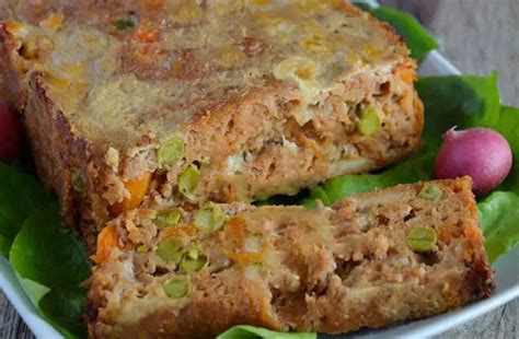 Pain De Viande Aux Légumes Plat Et Recette