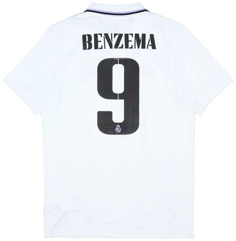 Real Madrid Home Shirt Benzema M