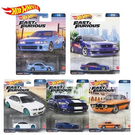 Hot Wheels Coche Original Premium Fast Furious Para Ni Os Juguetes Para Ni Os Coche Fundido