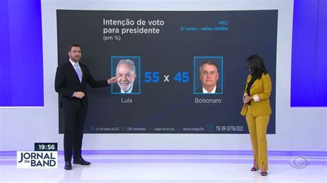 Eleições 2022 Na Pesquisa Ipec Lula Tem 55 Dos Votos Válidos E