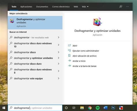 Desfragmentar Y Optimizar Discos Duros Y Ssd En Windows 10